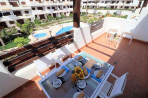 Casa Aguilón apartamento con balcón azotea con piscina compartida